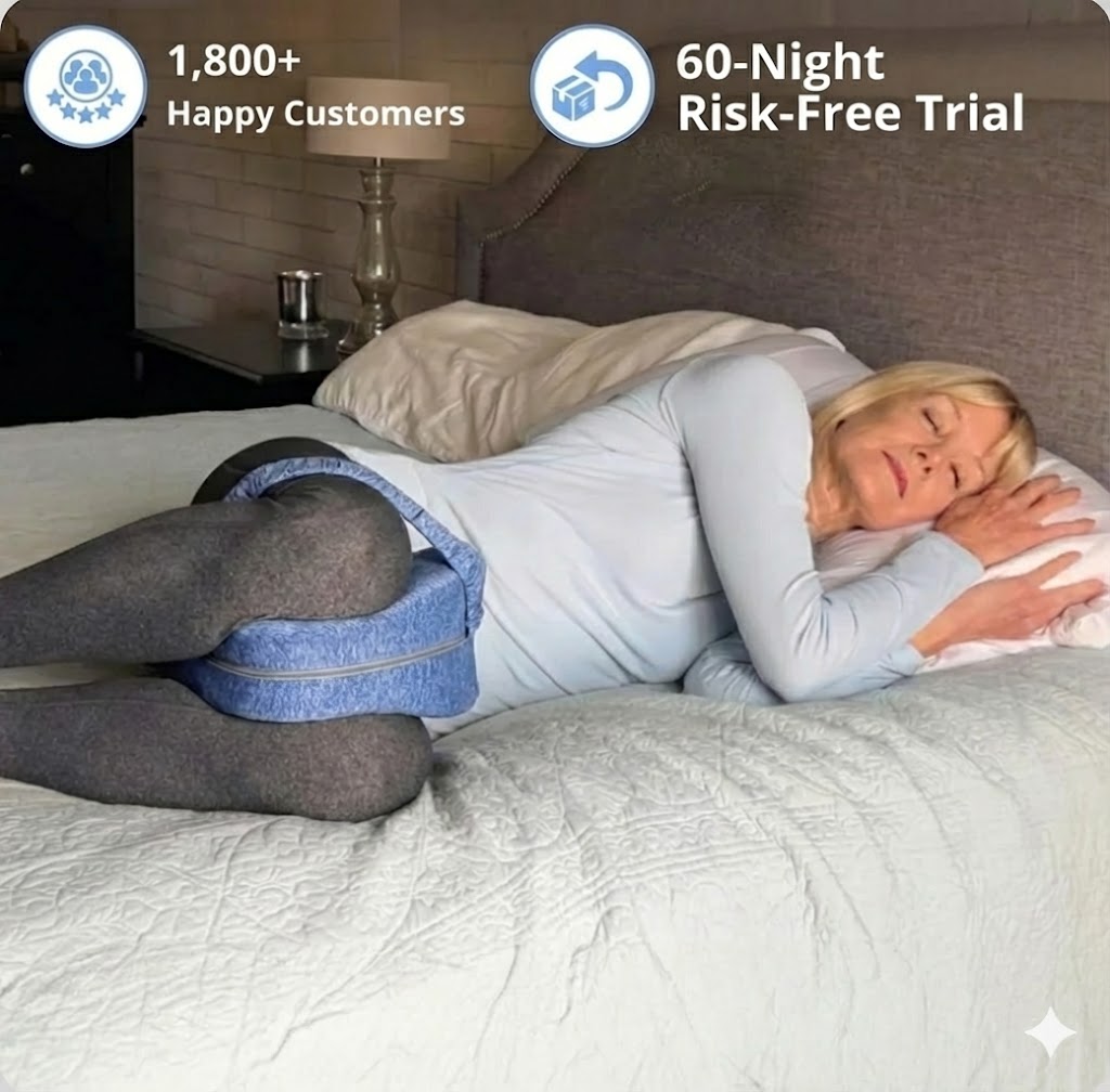 EaseNight™️ Hip Alignment Pillow, Pain Relief, and Stop Sciatica Nerve Damage
