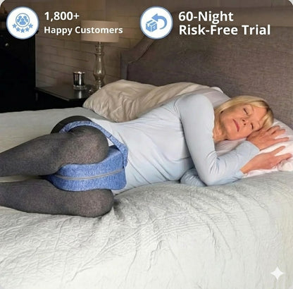 EaseNight™️ Hip Alignment Pillow, Pain Relief, and Stop Sciatica Nerve Damage