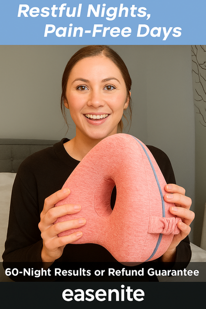 EaseNight™️ Hip Alignment Pillow, Pain Relief, and Stop Sciatica Nerve Damage